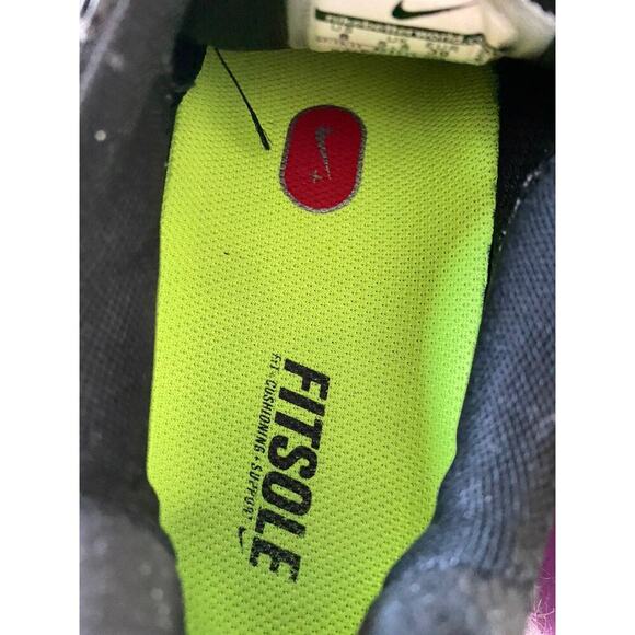 Nike Lunar Fit Sole US 8 Athletic Women's Running Sneakers Black Lace Up - Picture 7 of 12